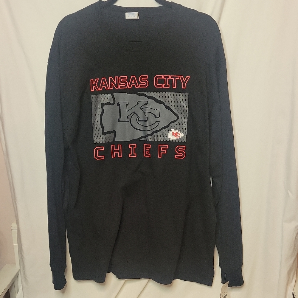 NFL Kansas City Chiefs Black Long Sleeve Tee